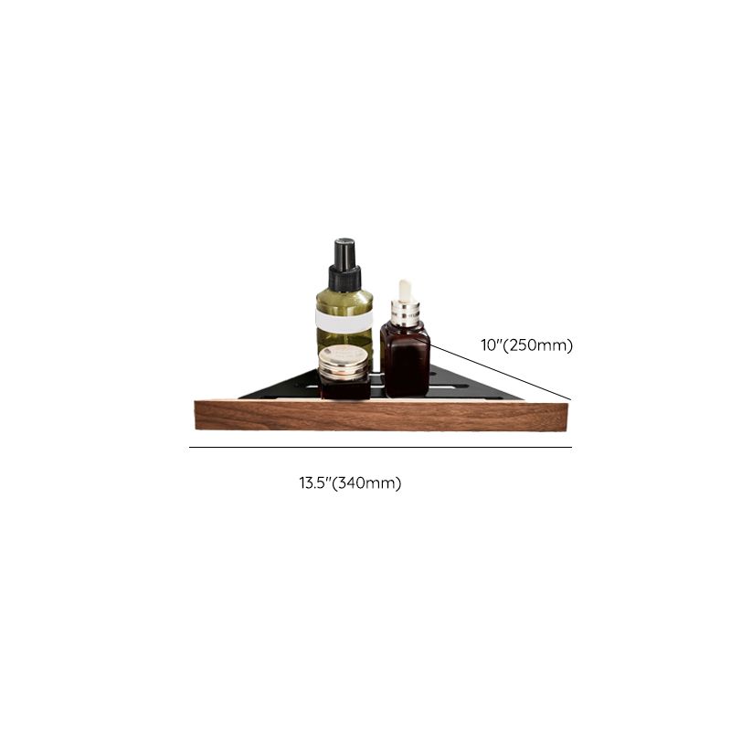 Modern Wooden Bathroom Accessory Set Black