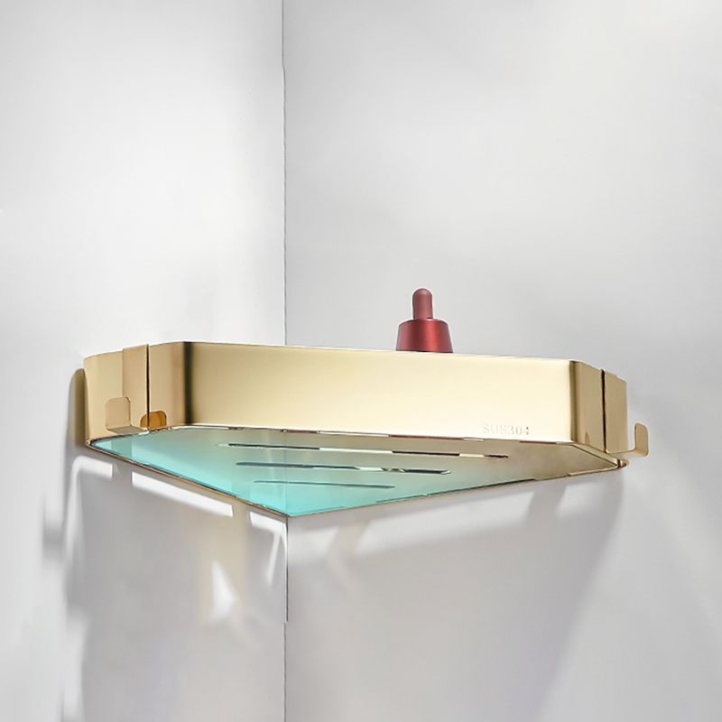 Stylish 3-Piece Stainless Steel Bathroom Shelf Set