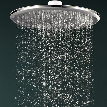 Luxury Chrome Shower Head Set Round Fixed Bathroom Fixture