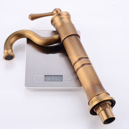 Stylish Single Handle Basin Faucet with Rotating Spout