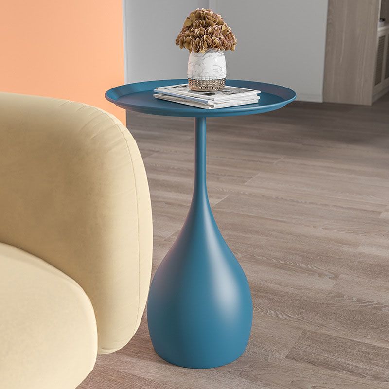 Classic Round Metal End Table