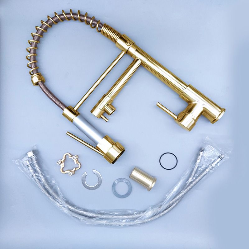 Luxury Brass Bathroom Faucet with Dual Handles