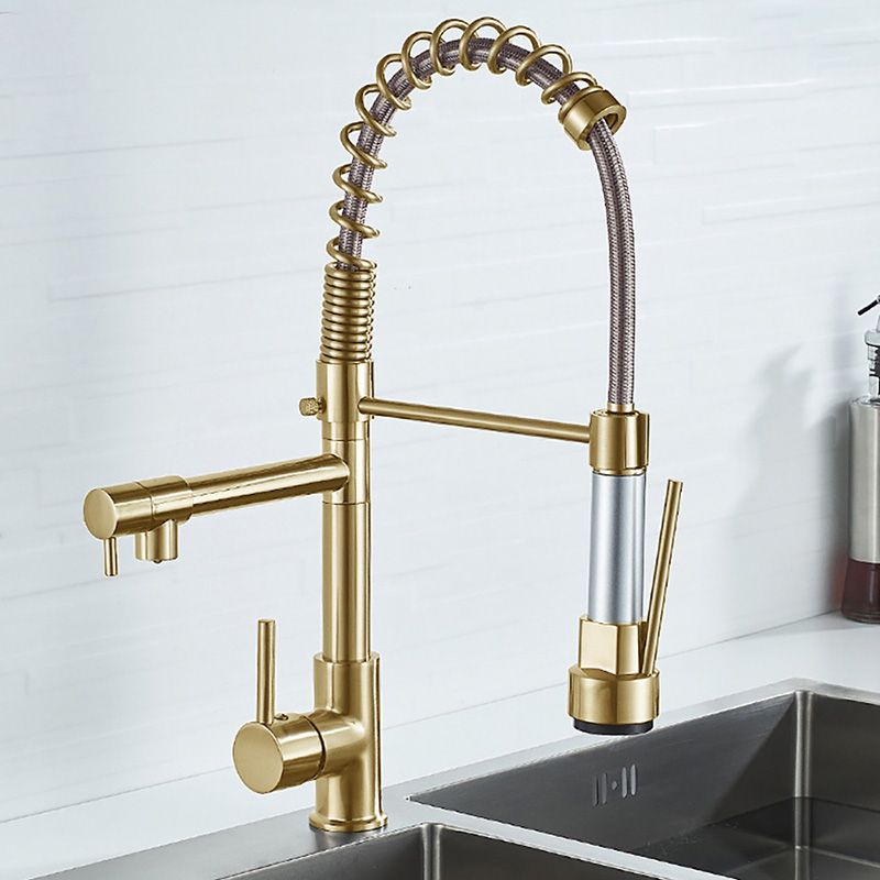 Luxury Brass Bathroom Faucet with Dual Handles