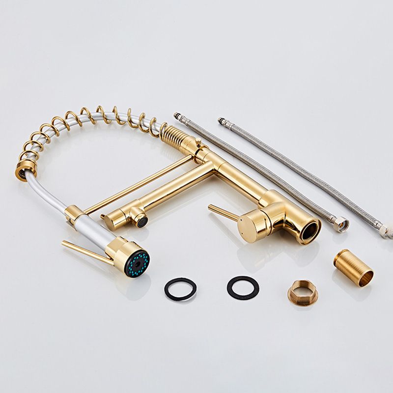 Luxury Brass Bathroom Faucet with Dual Handles