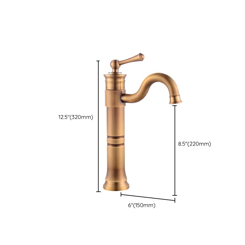 Stylish Single Handle Basin Faucet with Rotating Spout