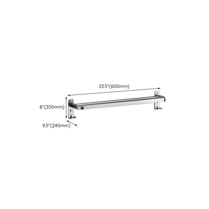 Luxury Chrome Bathroom Fixture Set with Shelf and Towel Rack
