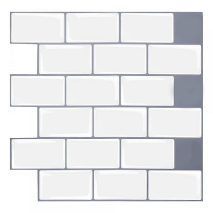 Easy Stick Vinyl Tile for Bathroom and Kitchen Walls