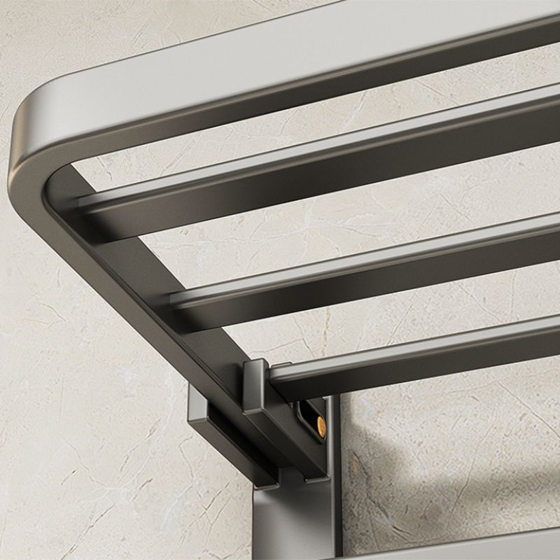 Luxurious Stainless Steel Bathroom Storage Towel Rack Set
