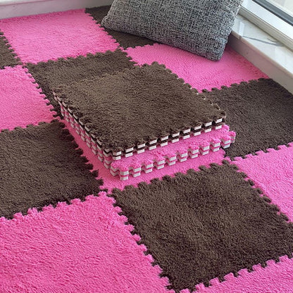 Easy Install Carpet Tiles Square Loop Pile Bedroom Flooring