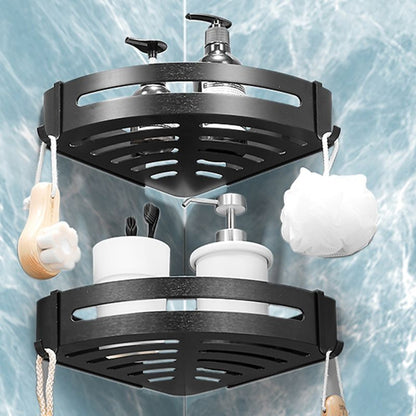 Stylish Silver 1/2/3 Piece Bathroom Shower Rack Set