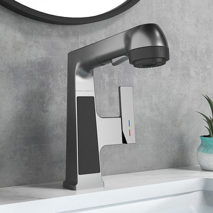 Luxury Brass Bathroom Faucet Pull Down Kitchen Sink Mixer