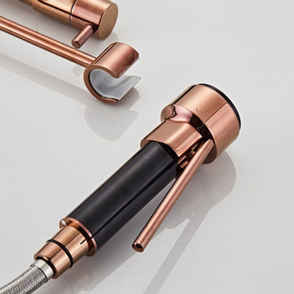Luxury Brass Bathroom Faucet with Dual Handles