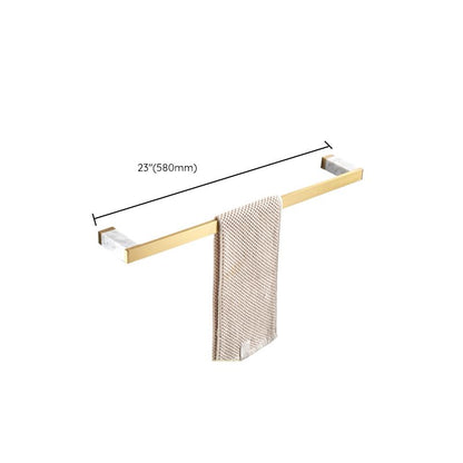 Luxury Marble Bathroom Accessories Set with Shelf