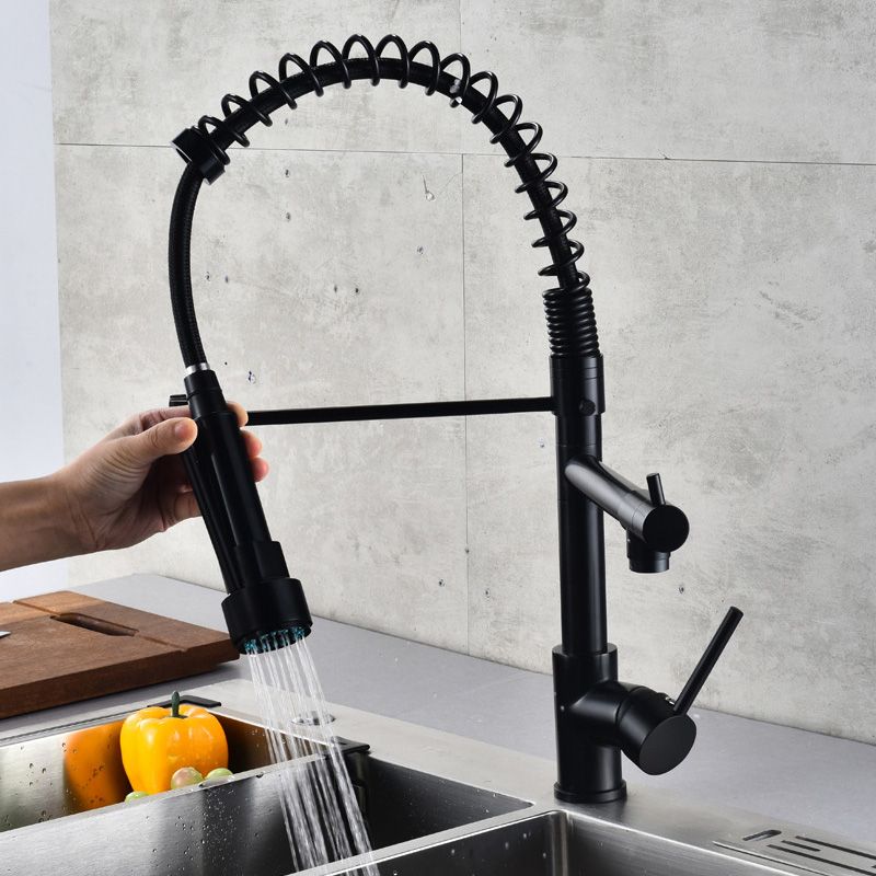 Luxury Brass Bathroom Faucet with Dual Handles
