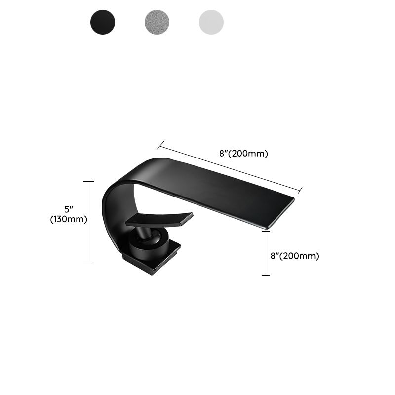 Luxury Waterfall Sink Faucet Contemporary Stainless Steel