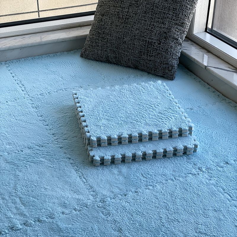 Easy Install Carpet Tiles Square Loop Pile Bedroom Flooring