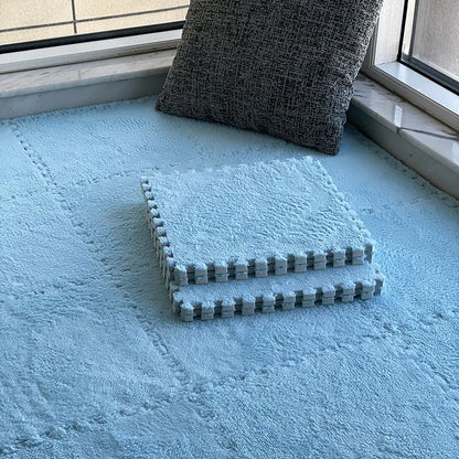Easy Install Carpet Tiles Square Loop Pile Bedroom Flooring