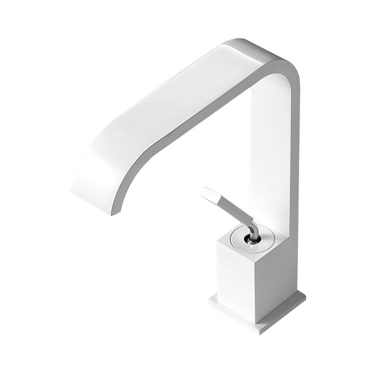 Luxury Waterfall Sink Faucet Contemporary Stainless Steel