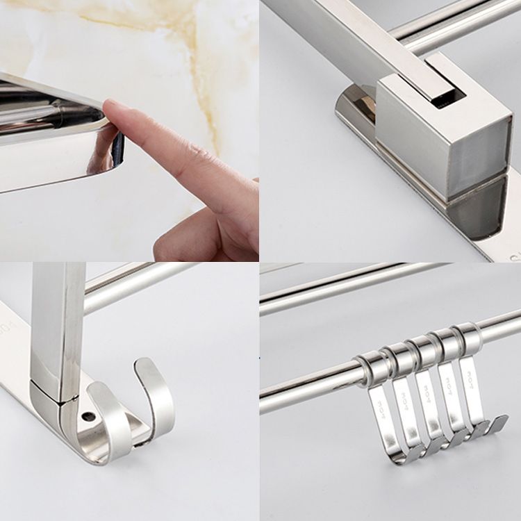 Modern Chrome Bathroom Accessory Set