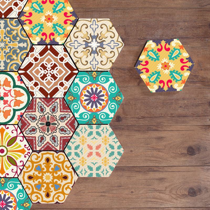 Decorative Self-Adhesive Hexagon Wall Tiles
