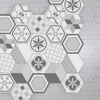 Decorative Self-Adhesive Hexagon Wall Tiles