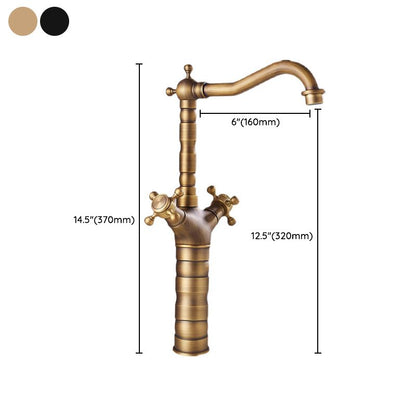 Fesara | Modern 3-Hole Bathtub Faucet with Lever Handles