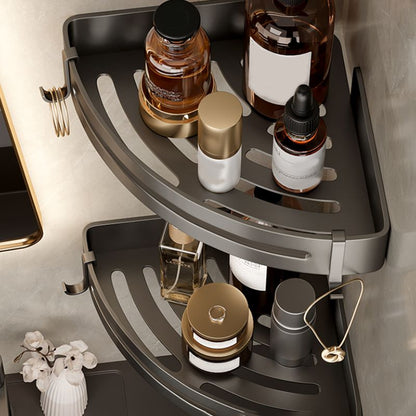 Luxurious Stainless Steel Bathroom Storage Towel Rack Set