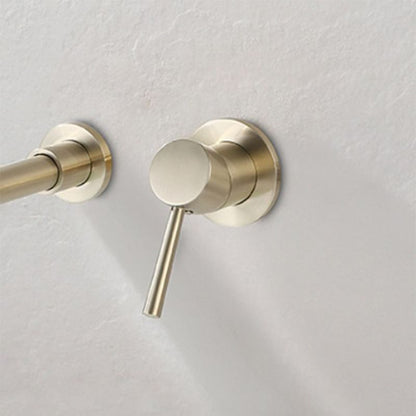 Wall Mount Bathroom Sink Faucet Single Handle Mixer