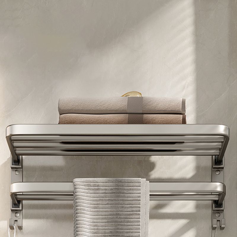 Luxurious Stainless Steel Bathroom Storage Towel Rack Set