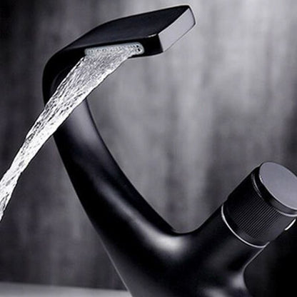 Modern Copper Kitchen Faucet with Brass Handle