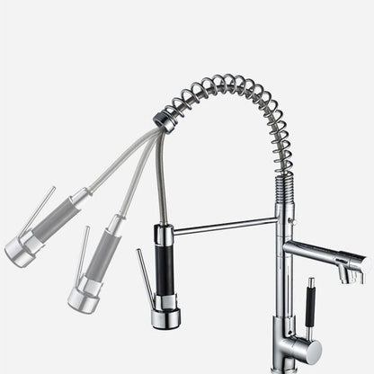 Luxury Brass Bathroom Faucet with Dual Handles