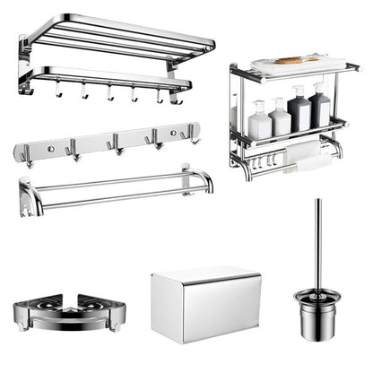 Modern Chrome Bathroom Accessory Set