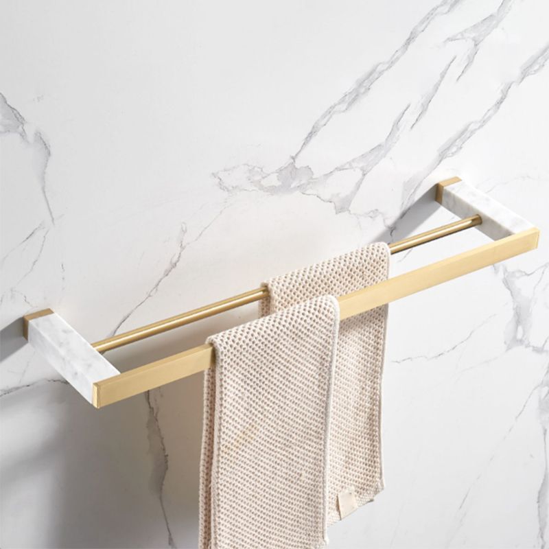 Luxury Marble Bathroom Accessories Set with Shelf