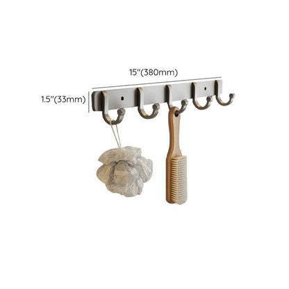 Modern Grey Aluminum Bathroom Set