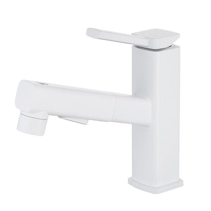 Fesara | Single Handle Pullout Kitchen Sink Faucet with Rotating Nozzle