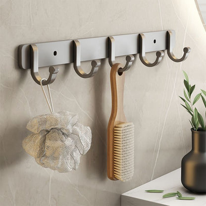 Modern Grey Aluminum Bathroom Set
