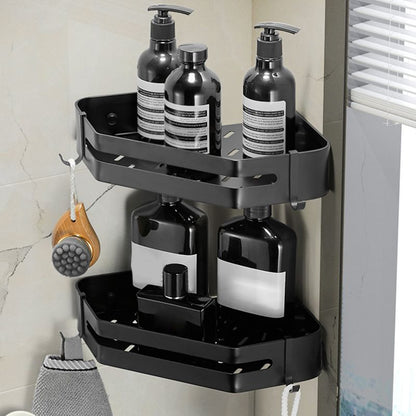Contemporary 3-Piece Bathroom Accessories Stainless Steel Shelf