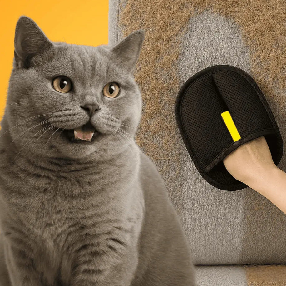 Pet Hair Remover Glove for Dogs and Cats - Fesara