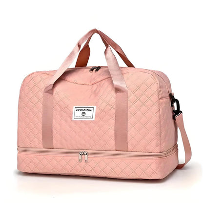 Large Water-Resistant Gym Duffle Bag