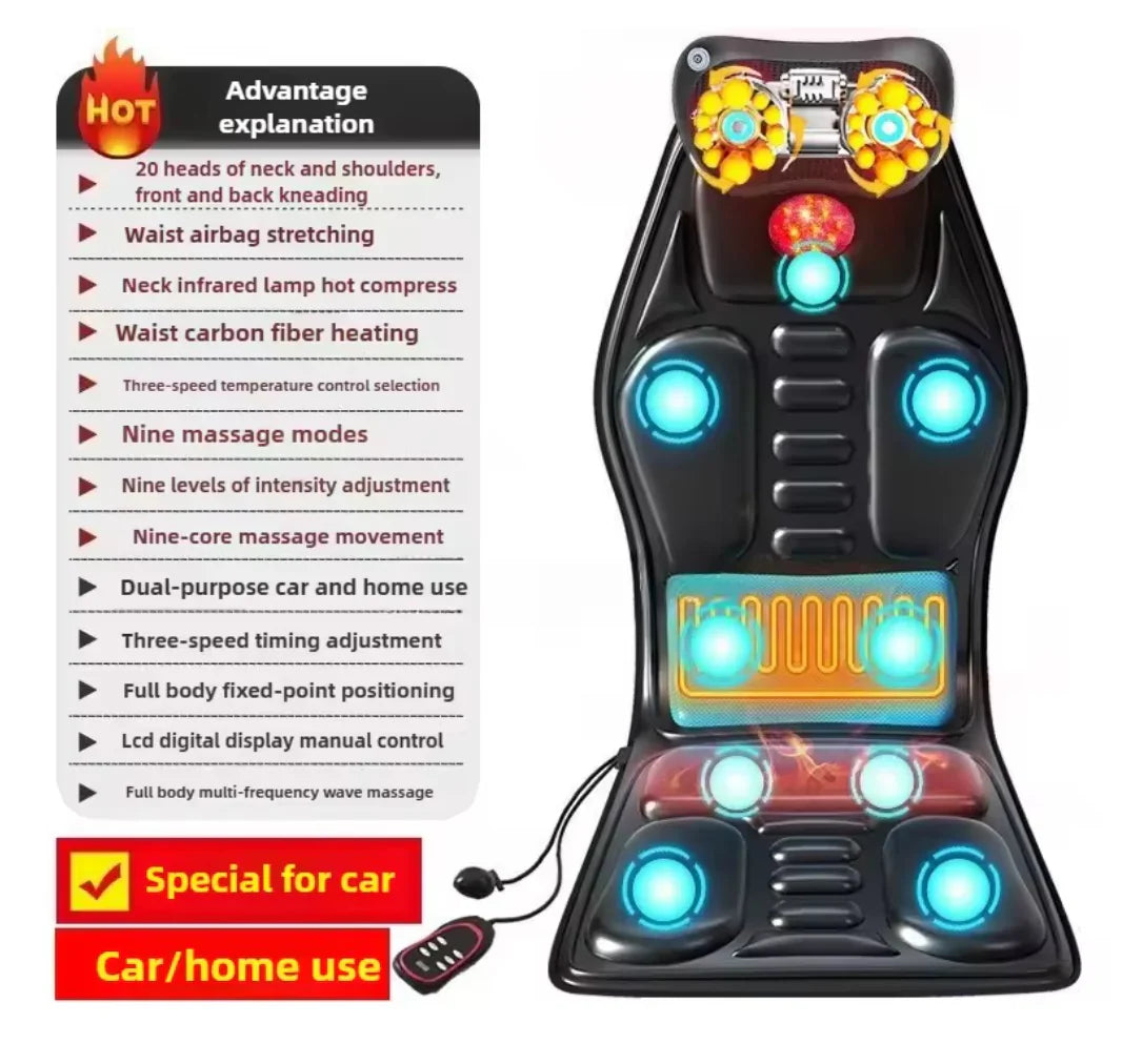 Heated Full Body Massage Chair for Relaxation & Pain Relief