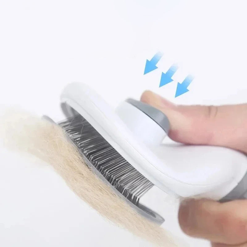 Gentle Pet Grooming Brush for Dogs and Cats