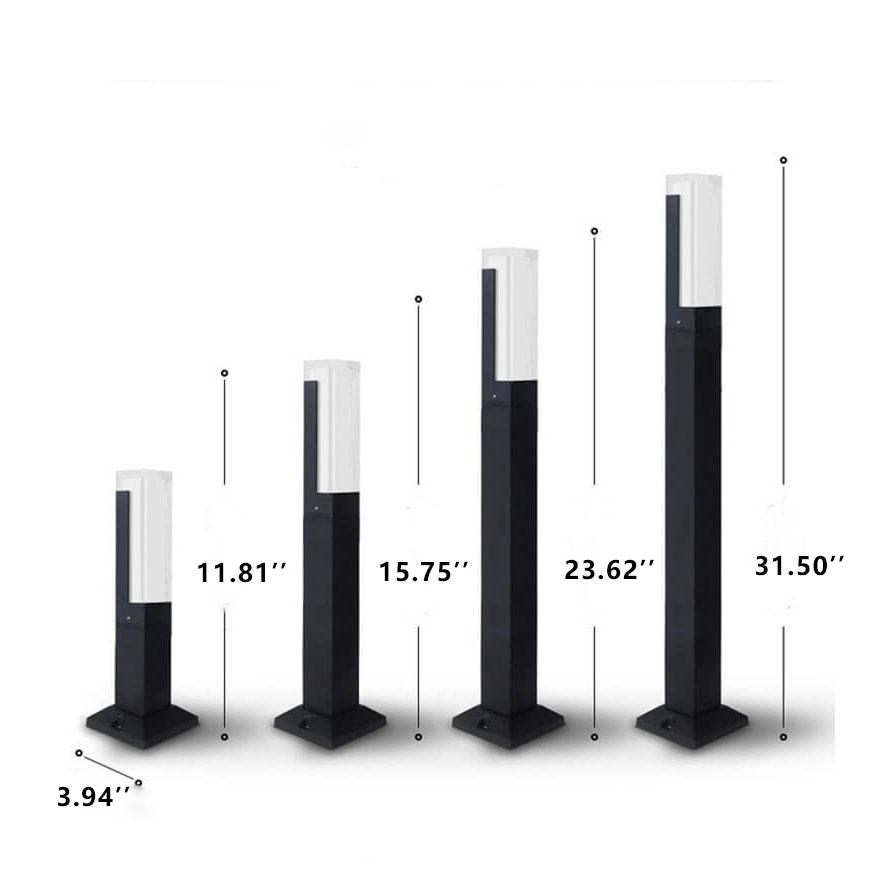 Contemporary Outdoor Solar Pathway Lamp