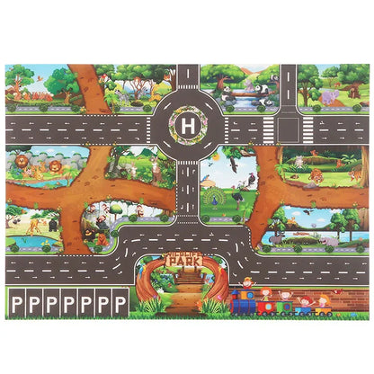 Colorful Play Road Traffic Mat for Children