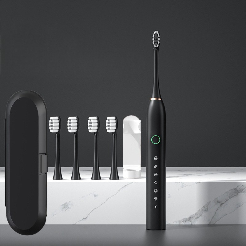 Electric Toothbrush with Replaceable Heads