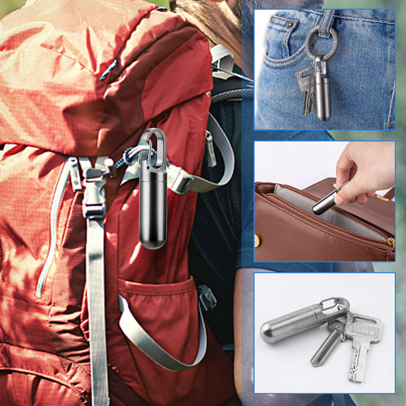 Travel Medication Case Stainless Steel Box - Fesara
