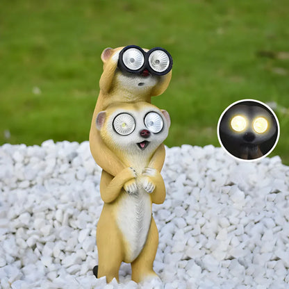 Colorful Solar Meerkat Garden Lights