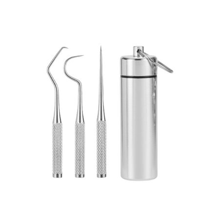 Dental Cleaning Tool - Stainless Steel Pick & Scraper