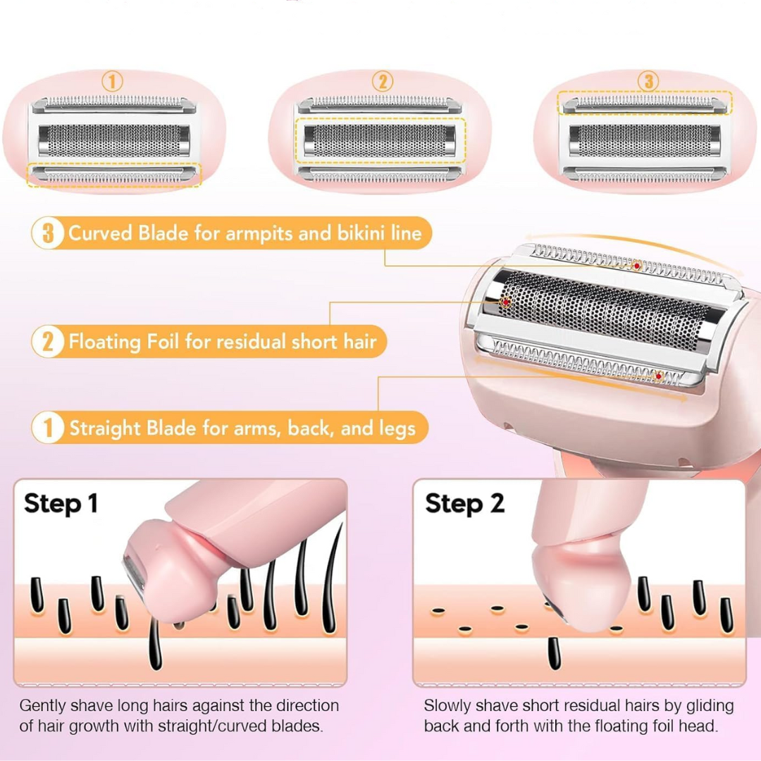 Easy to Use Electric Shaver for Wet and Dry Shaving