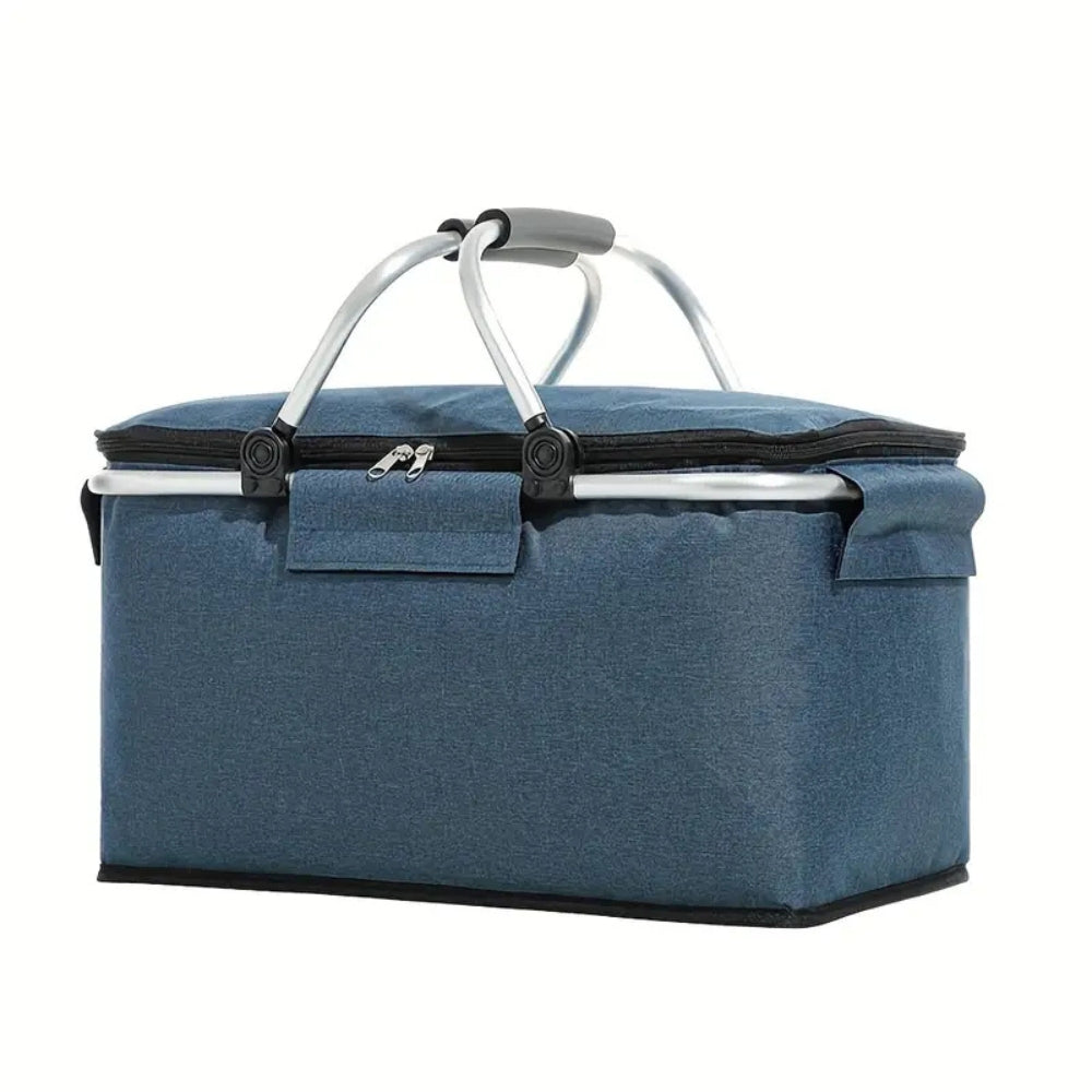 Collapsible Thermal Outdoor Food Basket Cooler Bag
