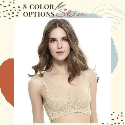 Comfortable Front Closure Lace Bra